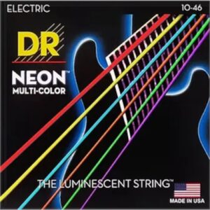 DR Strings NMCE-11 HI-DEF NEON MULTI-COLOR fluorescerende elektrische gitaarsnaren