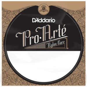 D'Addario NYL036W Silver-plated Copper Classical Single String snaar voor klassieke gitaar, .036