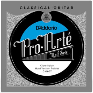 D'Addario CNH-3T Hard Tension Treble Half Set, Pro-Arté Nylon klassieke gitaar (3 snaren)