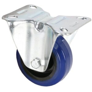 Adam Hall 372071 Castor Met blauwe wiel set bestaat uit 4 stuks