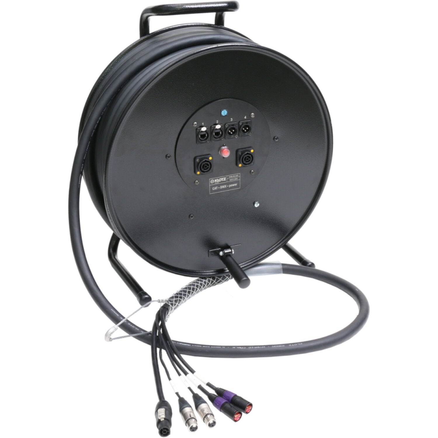 Klotz H3W33ET030 Hybrid Kabeldrum voor Audio, Data en Stroom 30 meter