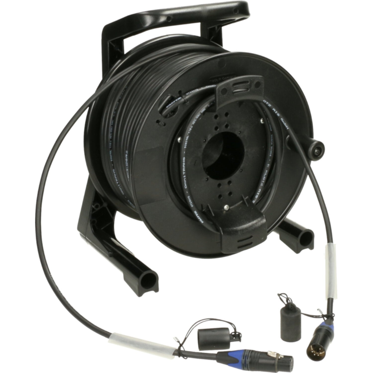 Klotz DMX5N4YSD-075 Flexibele DMX kabel op haspel 75 meter