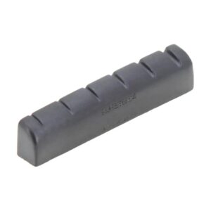 Graph Tech PT 6143 00 Black TUSQ XL Slotted Guitar Nut 43 x 6 mm Akoestisch/Elektrisch Rond Plat