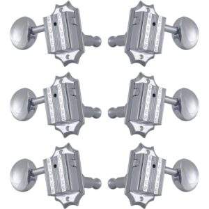 Grover 136C Vintage Deluxe Machine Heads,3+3,Chrome Gitaar stemmechanieken