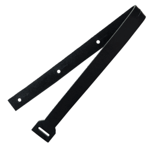 Richter 2025 Leather Tailpiece, Buffalo Black, Gitaarband