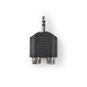 Nedis Minijack Mannelijk - 2x RCA Vrouwelijk Adapter