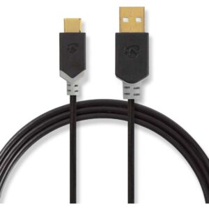 Nedis USB-A Naar USB-C USB 2.0 Kabel 2m