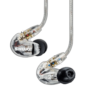 Shure SE215 Transparant